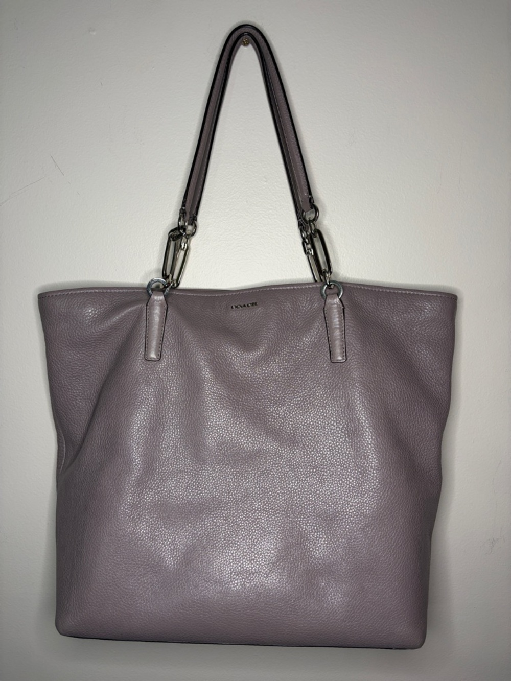 Coach Madison Sophia Leather Tote in Soft Lavender Pebbled Leather - Picture 2 of 9